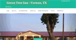 Desktop Screenshot of greentreeinnvernon.com